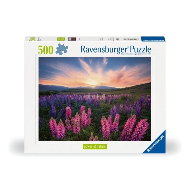 Image secondaire de Ravensburger-Puzzle 500 pieces-Les lupins (Nature edition)-Des 12 ans - Puzzle de qualité supérieure-12000688