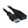 Câble USB 3.0 A vers USB A NANOCABLE 10.01.0902BK 2 m 14,99 €