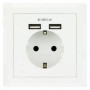 Prise Murale avec 2 Ports USB NANOCABLE 10.35.0010 5V/2.4A Blanc 24,99 €