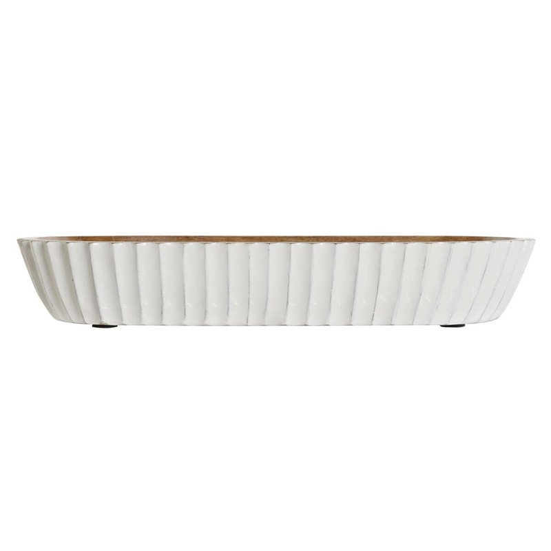 Image secondaire de Centre de Table DKD Home Decor Blanc Brun foncé 32 x 15 x 5 cm