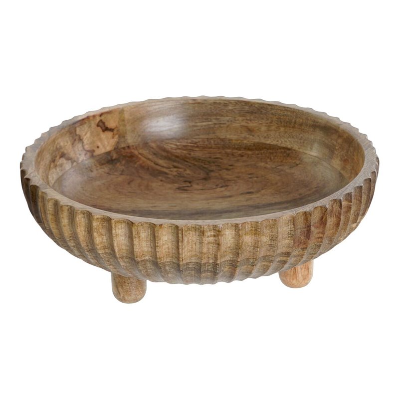 Centre de Table DKD Home Decor Brun foncé 25 x 25 x 9 cm