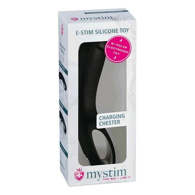 Image secondaire de Chester E-Dildo rechargeable Mystim Noir (19 cm)