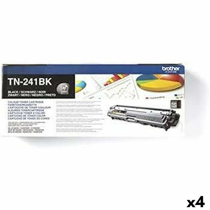 Toner original Brother HL3140CW    HL3150CDW    DCP9020CDW    DCP91010 Noir (4 Unités)