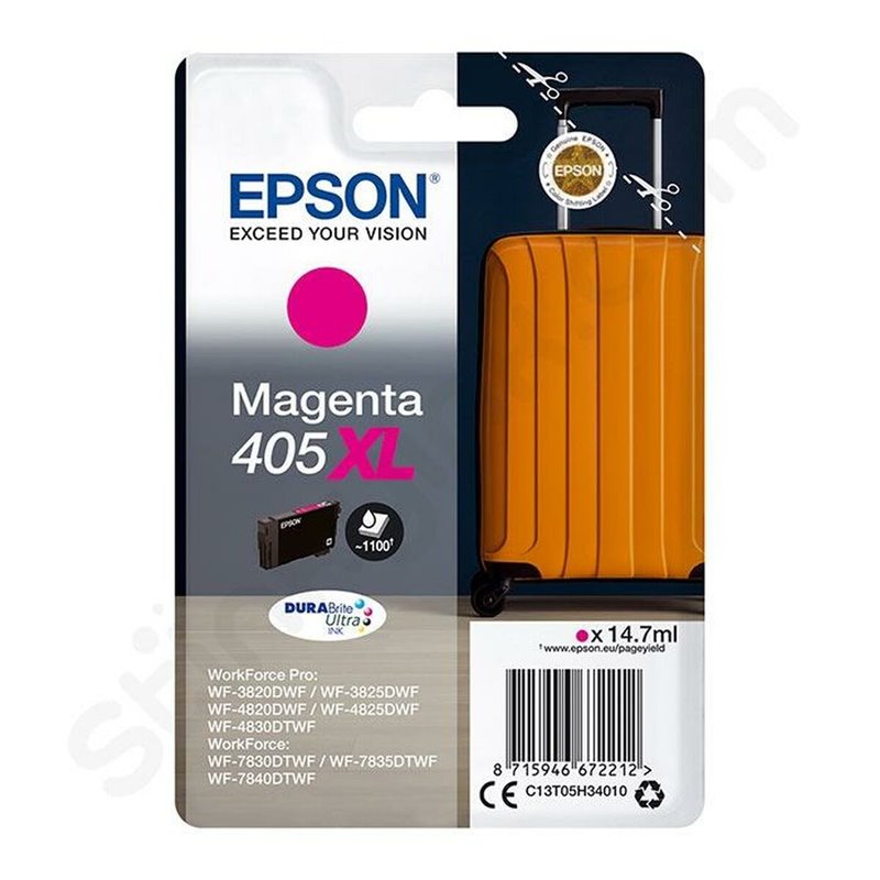 Image secondaire de Cartouche d'encre originale Epson WORKFORCE PRO Magenta (8 Unités)