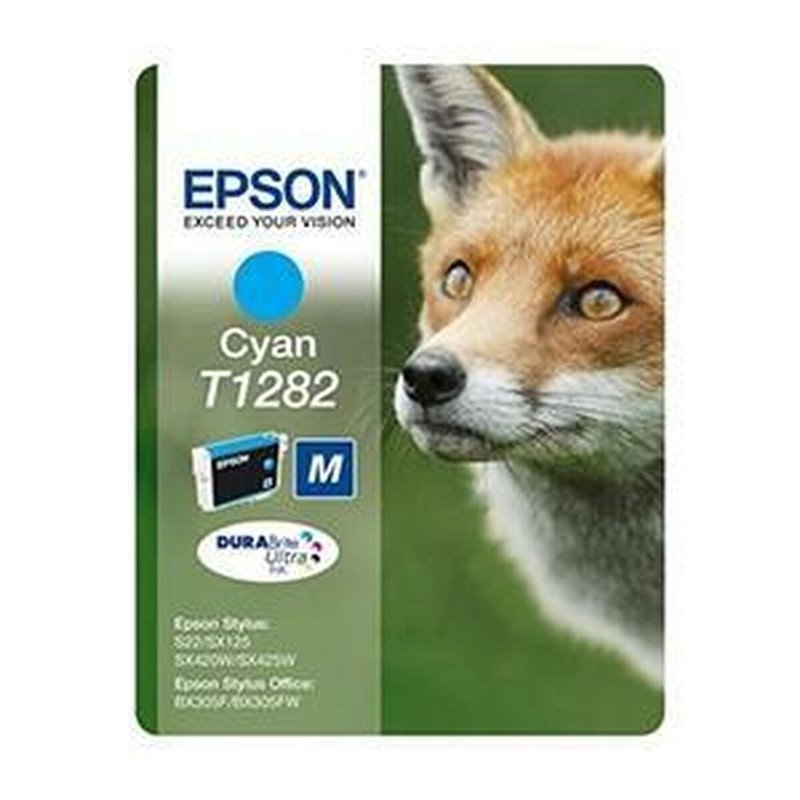 Image secondaire de Cartouche d'encre originale Epson STYLUS S22/SX 235W /420W/425W/ OFFICE BX305F Cyan (10 Unités)