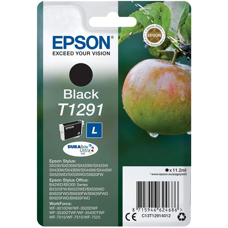 Image secondaire de Cartouche d'encre originale Epson SX 235W/420W/425W/BX305F/320FW Noir (10 Unités)