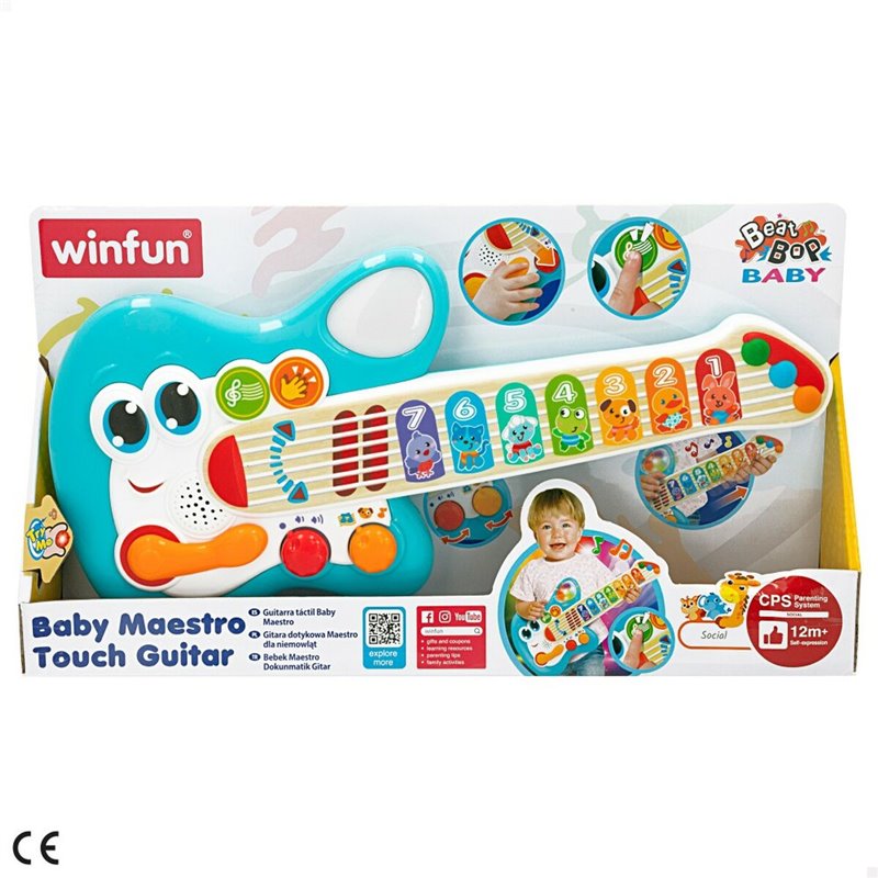 Image secondaire de Guitare pour Enfant Winfun Bleu 17 x 38 x 5 cm (2 Unités)