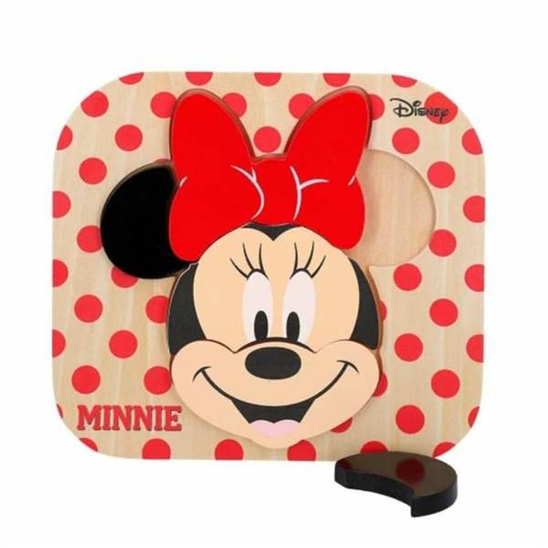 Image secondaire de Puzzle enfant en bois Minnie Disney 6 pcs (22 x 20 cm)