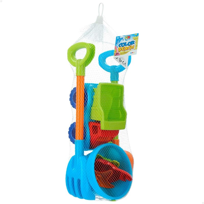 Image secondaire de Set de jouets de plage Colorbaby 18 cm Camion 7 Pièces