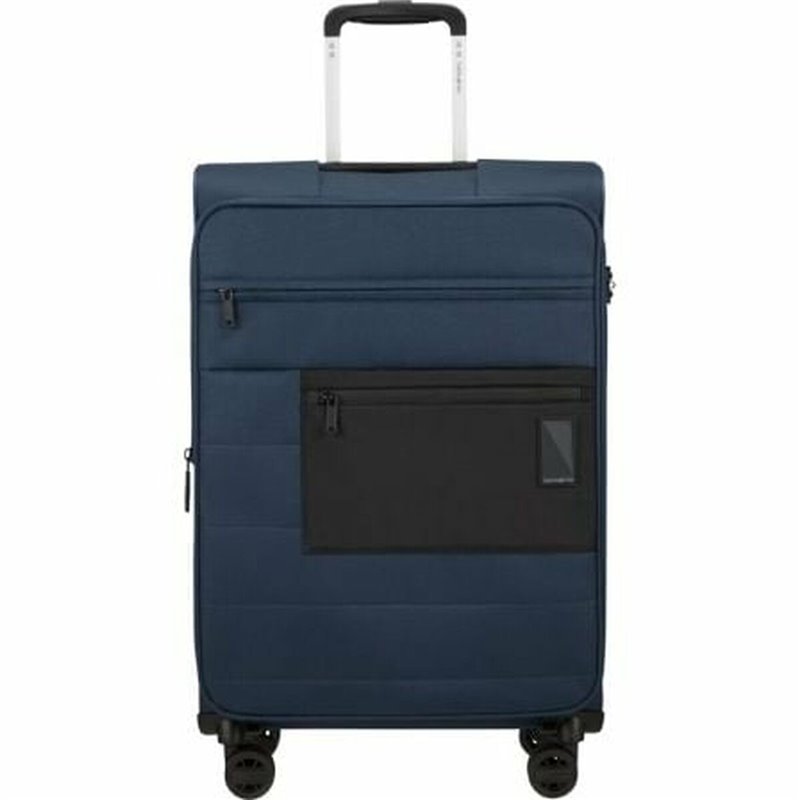 Valise de taille moyenne Samsonite Vaycay Spinner Expansible Bleu 74 L 66 x 43 x 30 cm