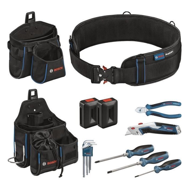 Ceinture porte outils et set outils a main