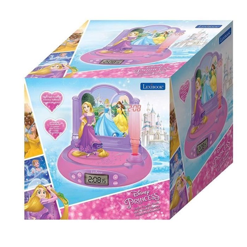 Image secondaire de Radio Réveil Projecteur Disney Princesses Raiponce - LEXIBOOK