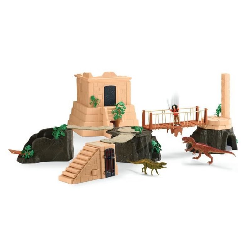 Image secondaire de Grande Conquete du temple perdu, Playset figurines, SCHLEICH 42656 Dinosaurs, Des 4 ans