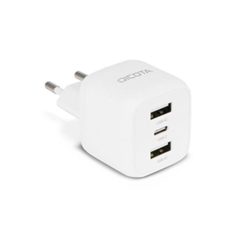 DICOTA D32069 chargeur d'appareils mobiles Ordinateur portable, Smartphone Blanc Secteur Charge rapide Intérieure