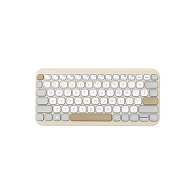 ASUS Marshmallow Keyboard KW100 clavier Maison Bluetooth Beige, Gris, Blanc