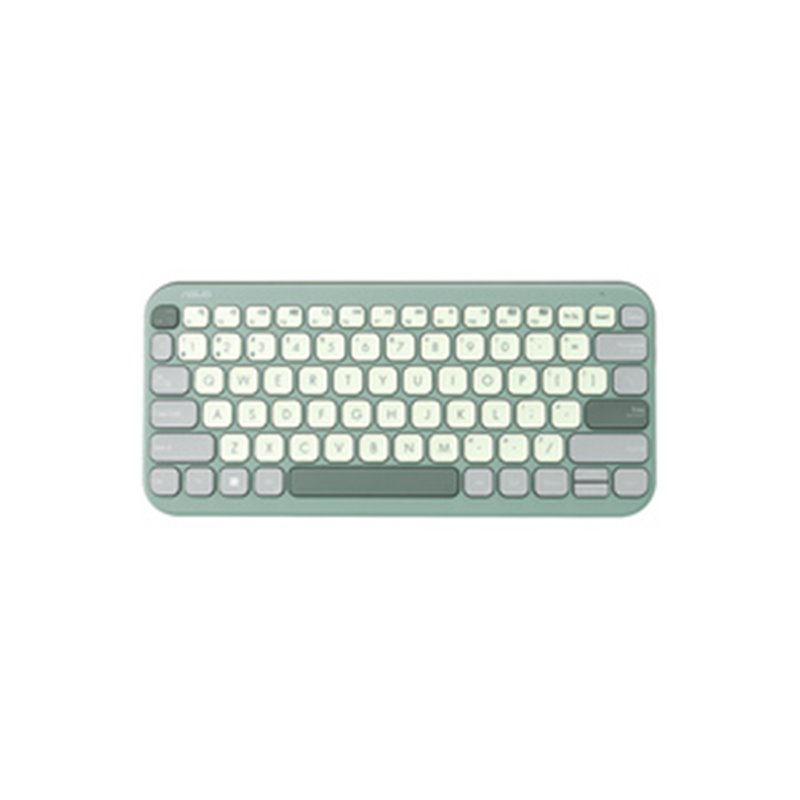 ASUS Marshmallow Keyboard KW100 clavier Maison Bluetooth Vert, Gris, Blanc