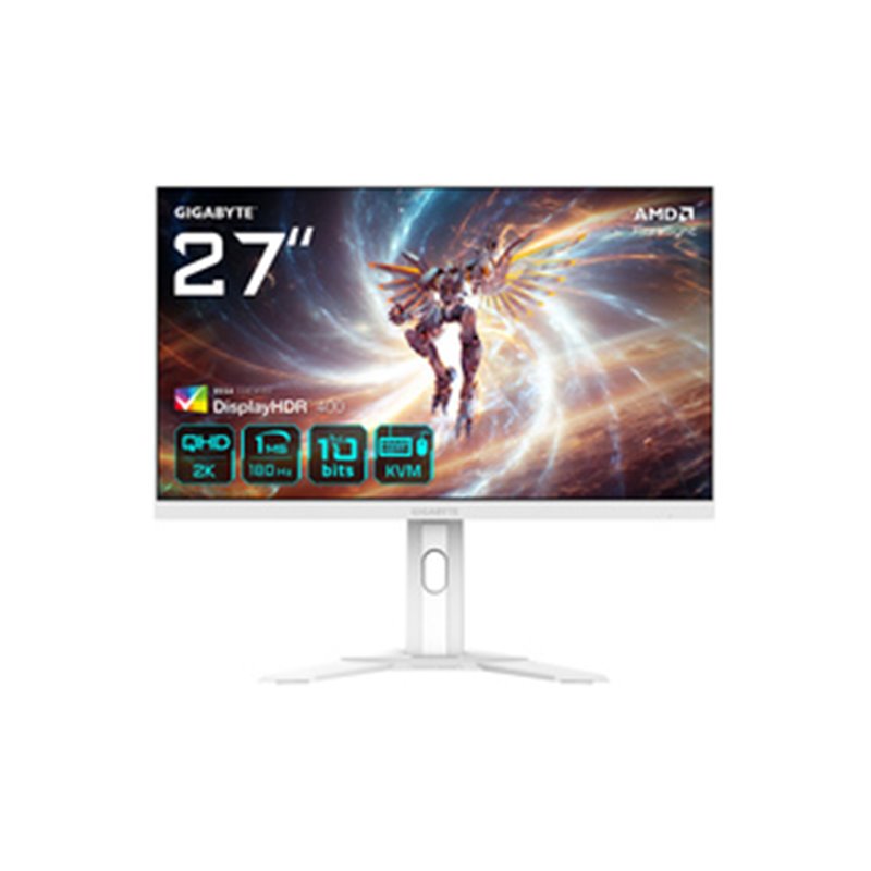 GIGABYTE M27QA ICE 27 MONITEUR DE JEU QHD - 2560 X 1440 (QHD), 180HZ, 1MS, 350 CD/M², FREESYNC, DISPLAY HDR400, HDMI 2.1