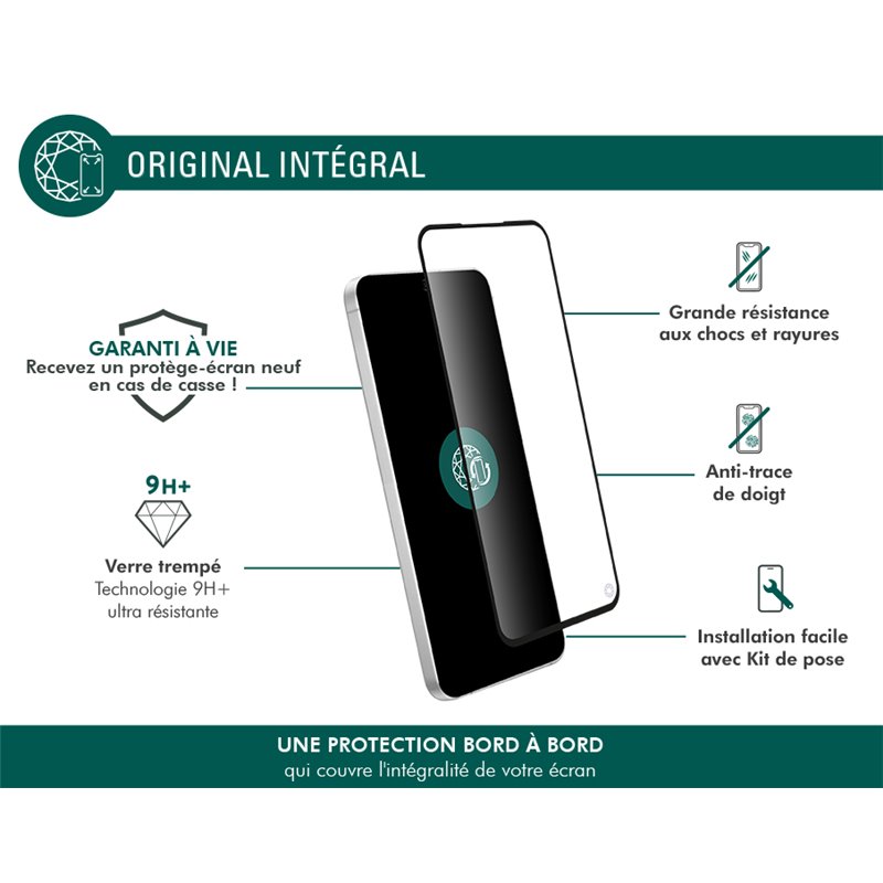 Image secondaire de Protège écran Samsung Galaxy S24 FE 2.5D Original - Garanti à vie Force Glass