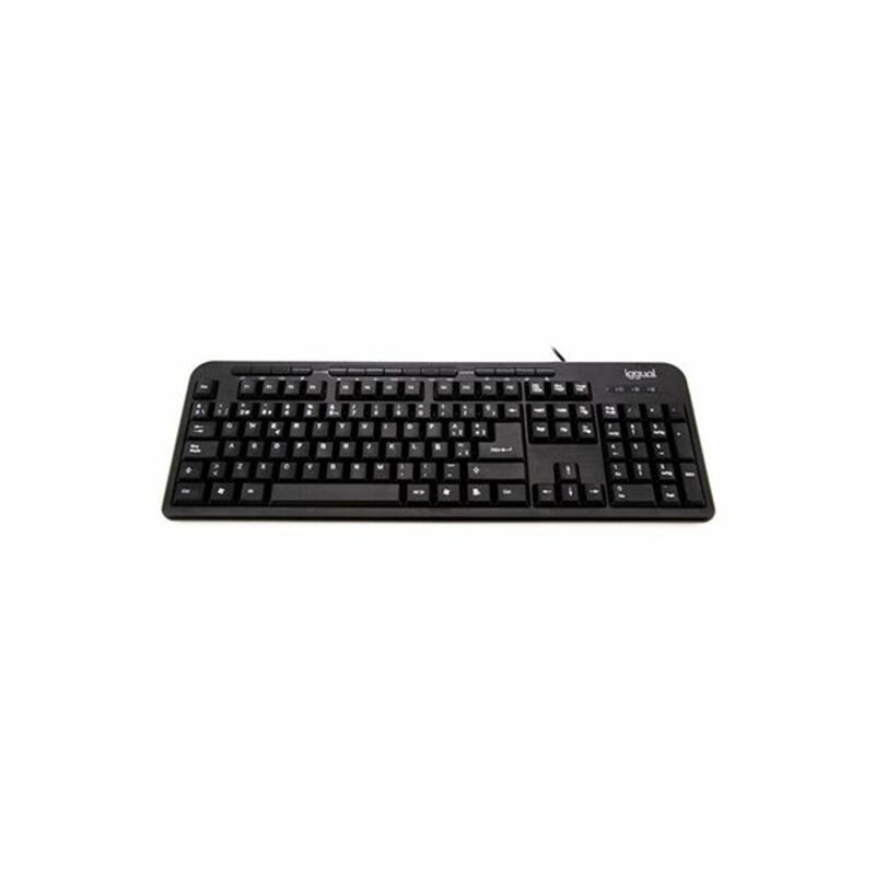 iggual CK-BASIC-120T clavier USB QWERTY Espagnol Noir