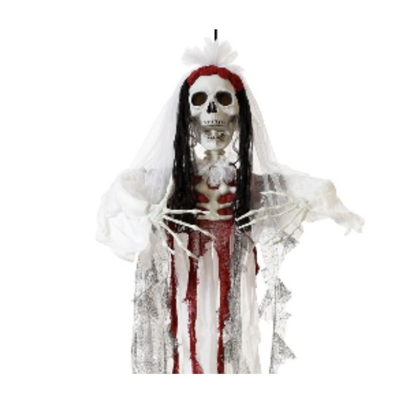 Image secondaire de Décoration d'Halloween Mariée Cadavre Squelette 160 x 116 cm