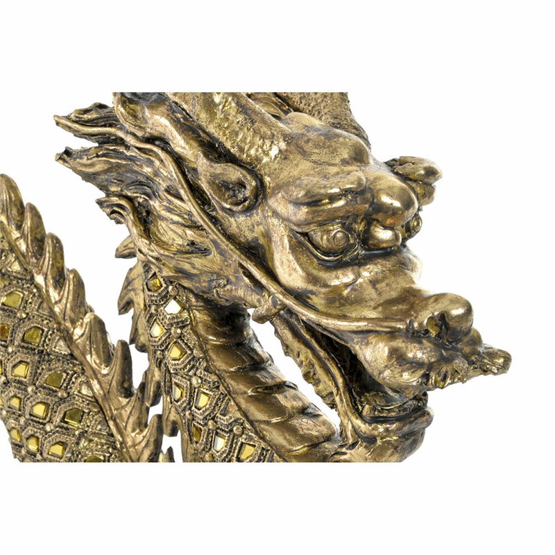 Image secondaire de Figurine Décorative DKD Home Decor Doré Oriental 52 x 14 x 32 cm