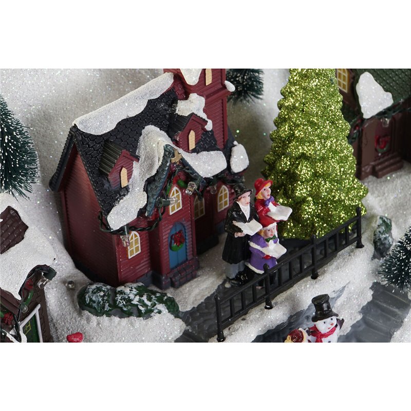 Image secondaire de Décorations de Noël DKD Home Decor Multicouleur 34 x 18 x 27,5 cm