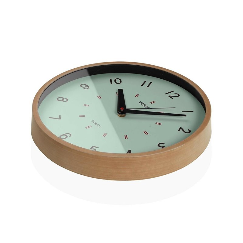 Image secondaire de Horloge Murale Versa Vert Plastique 4 x 30 x 30 cm