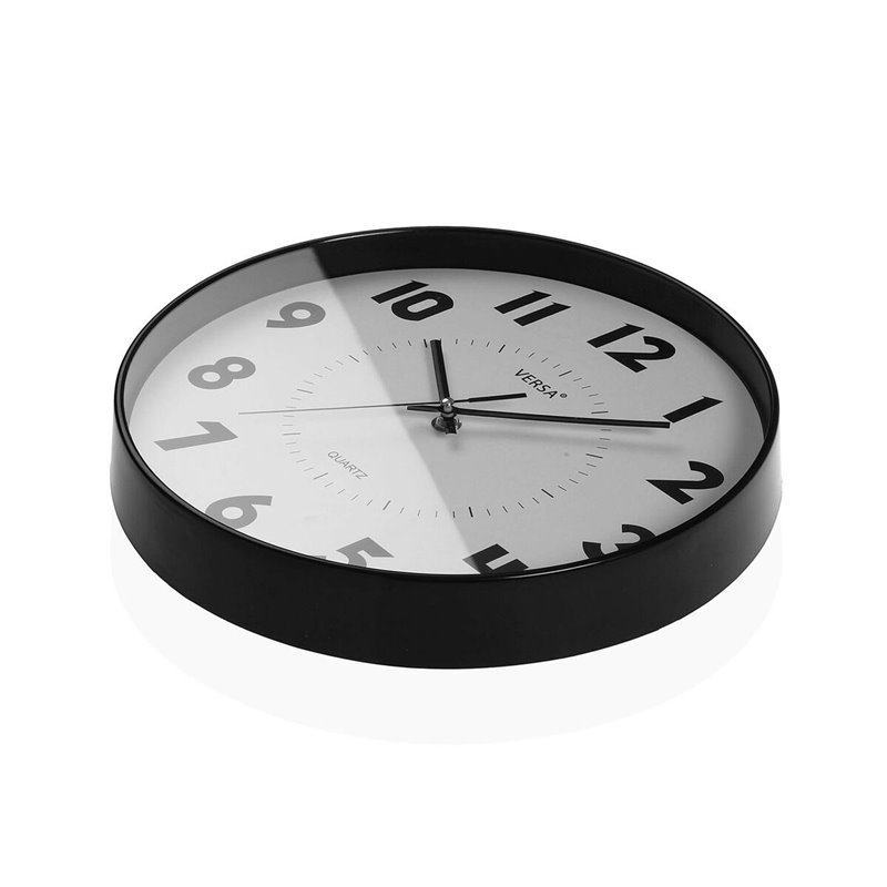 Image secondaire de Horloge Murale Versa Blanc Plastique 4 x 30 x 30 cm