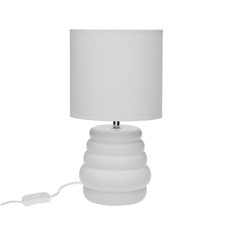 Image secondaire de Lampe de bureau Versa Blanc Céramique 40 W 17 x 32,2 cm