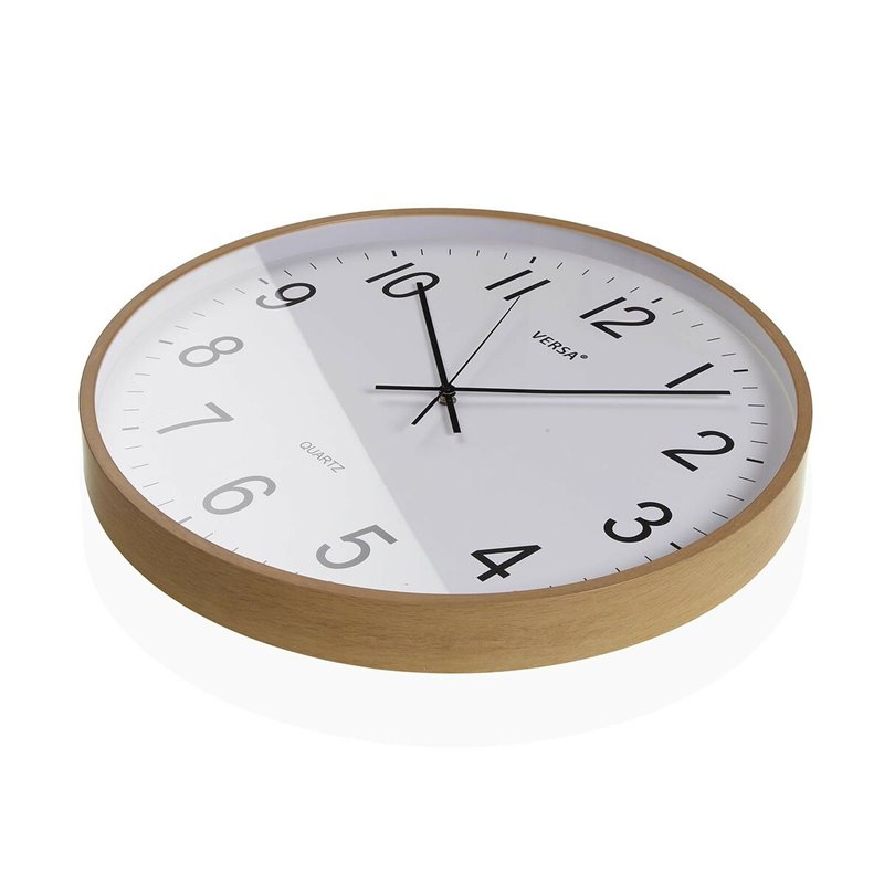 Image secondaire de Horloge Murale Versa Plastique Quartz Bois MDF 5,2 x 50 x 50 cm