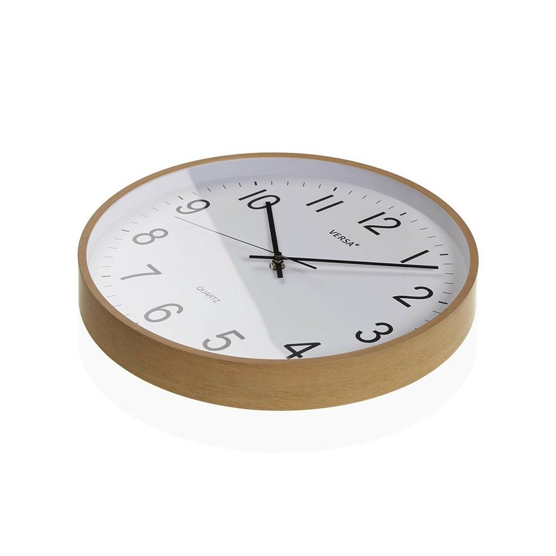 Image secondaire de Horloge Murale Versa Plastique Quartz Bois MDF 5 x 35 x 35 cm