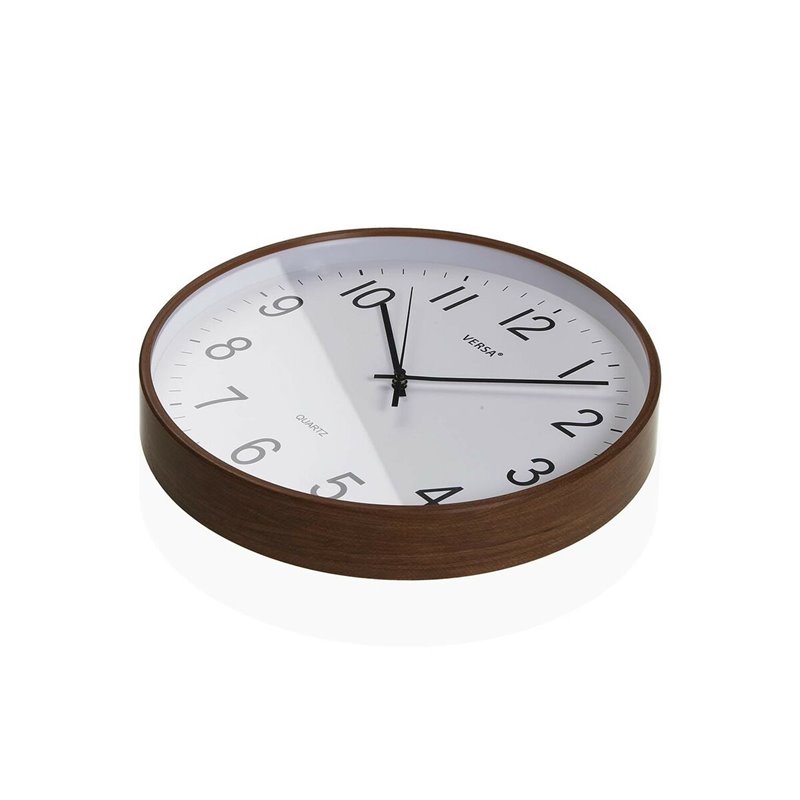 Image secondaire de Horloge Murale Versa Plastique Quartz Bois MDF 4 x 30 x 30 cm