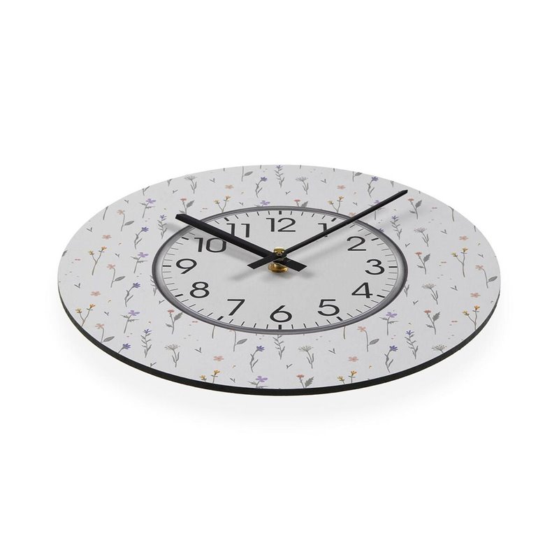 Image secondaire de Horloge Murale Versa Laison Bois 4 x 30 x 30 cm