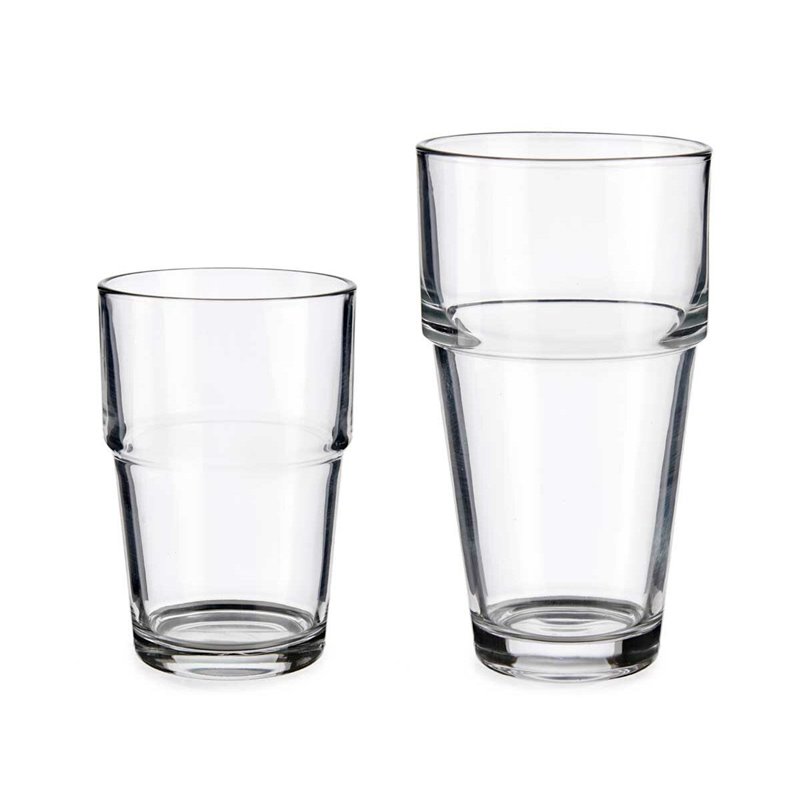 Image secondaire de Set de Verres Transparent verre 260 ml 370 ml (4 Unités)