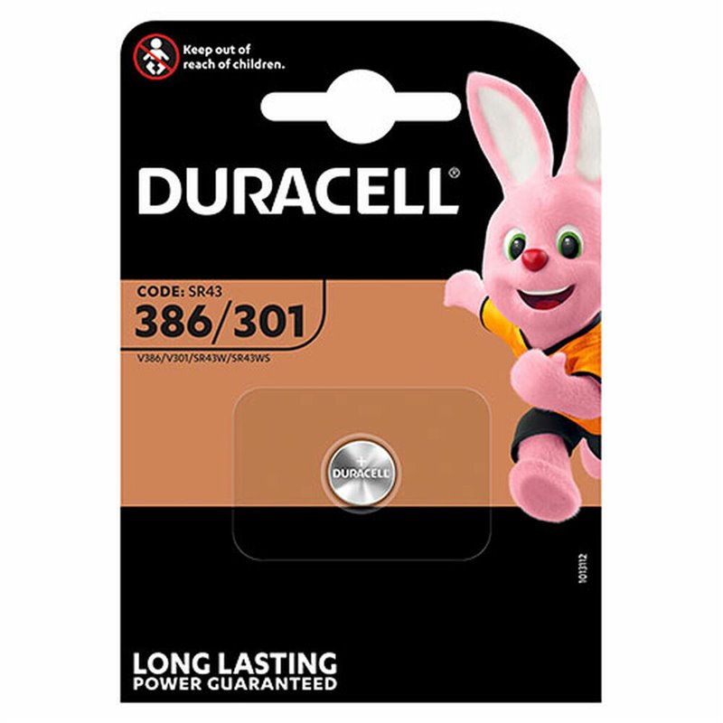 Duracell 301 Batterie à usage unique SR43 Argent-Oxide (S)