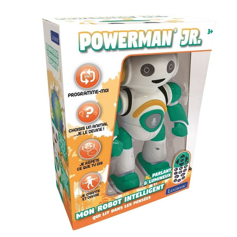 Image secondaire de Robot Éducatif Lexibook Powerman Junior Blanc Vert FR