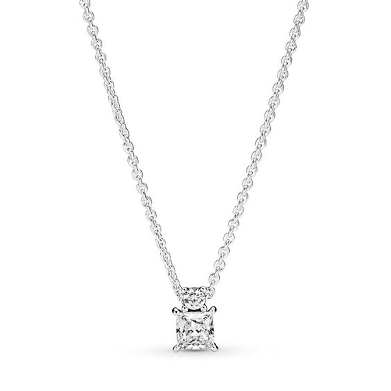 Pendentif Femme Pandora ROUND & SQUARE