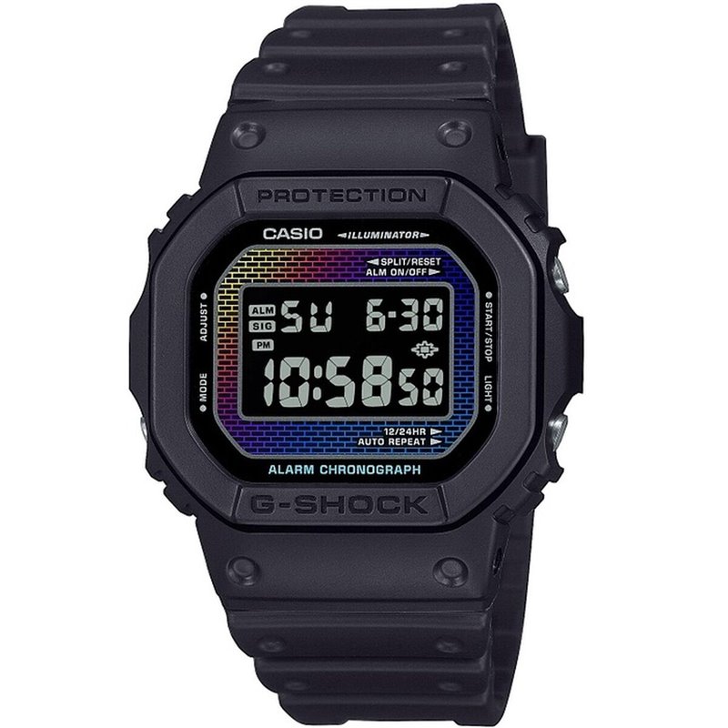 Montre Homme Casio G-Shock THE ORIGIN - RAINBOW BRICK WALL SERIE Noir