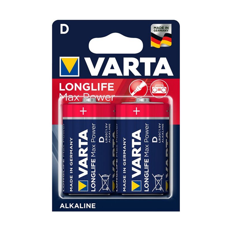 Image secondaire de Varta MAX TECH 2x Alkaline D Batterie à usage unique Alcaline