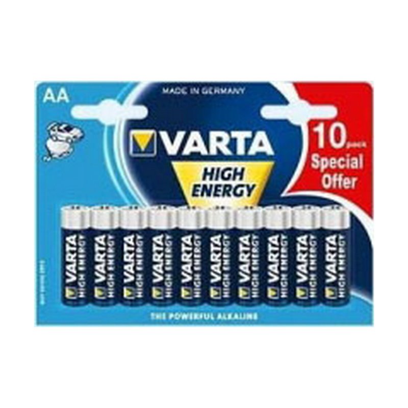 Varta High Energy AA 10-pack Batterie à usage unique Alcaline