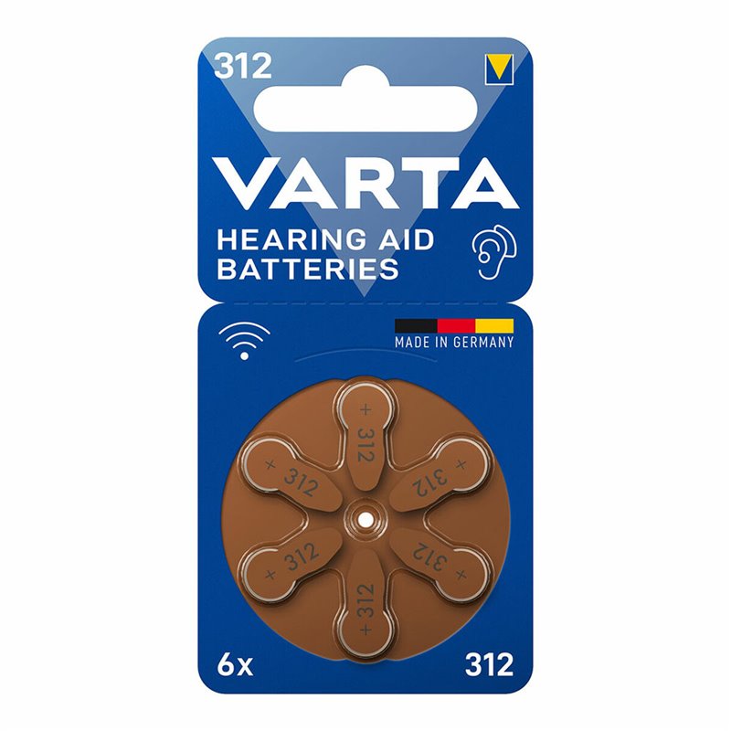 Varta 312 Batterie à usage unique PR41 Zinc-Air