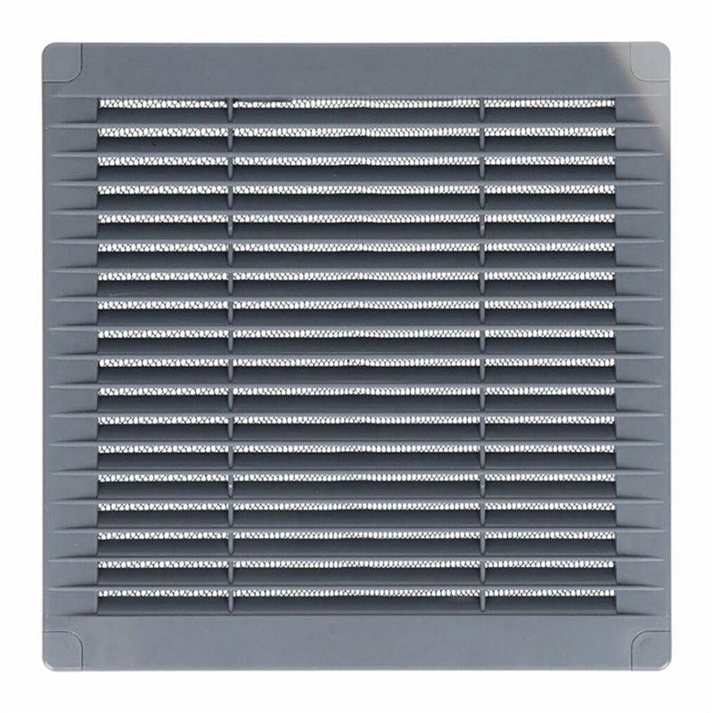 Grille de ventilation EDM 87701 Gris 10 x 10 cm