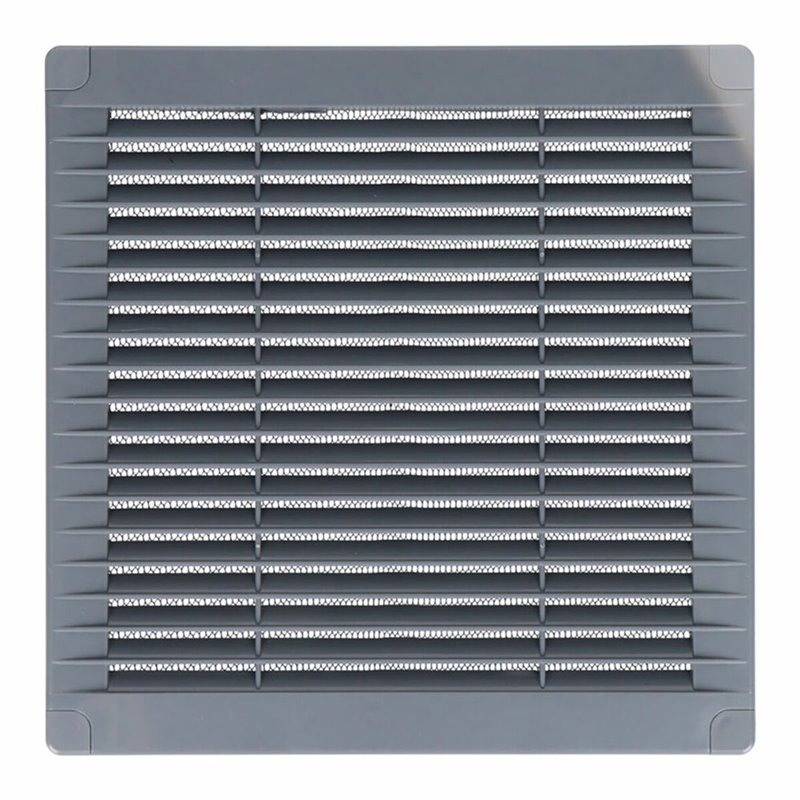 Grille de ventilation EDM 87703 Gris 15 x 15 cm