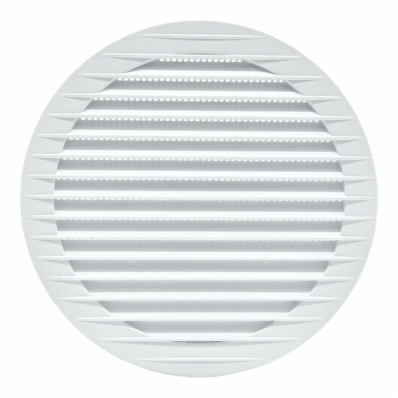 Grille de ventilation EDM 87721 Blanc Ø 15 cm