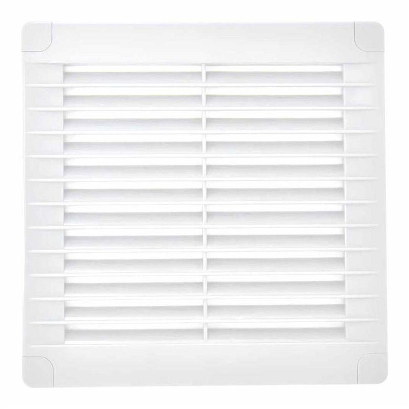 Grille de ventilation EDM 87702 Blanc 15 x 15 cm