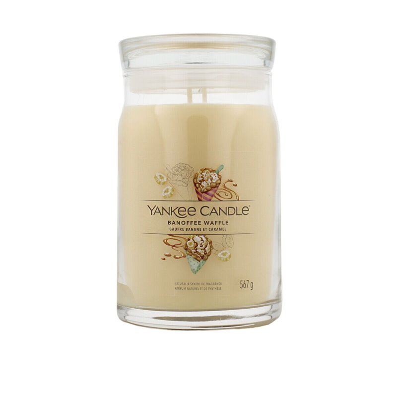 Image secondaire de Bougie Parfumée Yankee Candle Signature Large Jar Banoffee Waffle 567 g