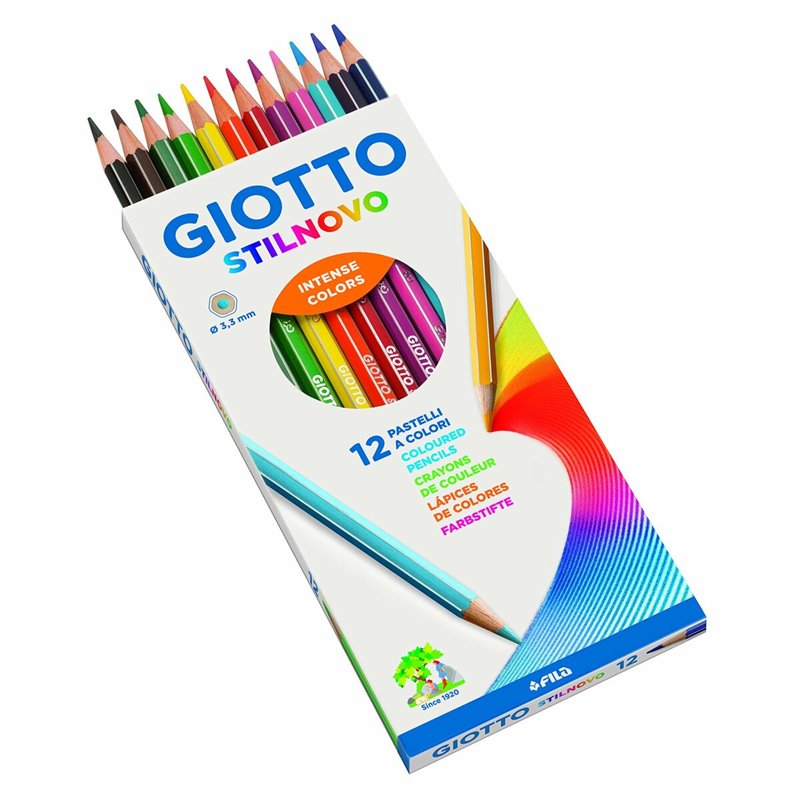 Image secondaire de Crayons de couleur Giotto Stilnovo Multicouleur 12 Pièces