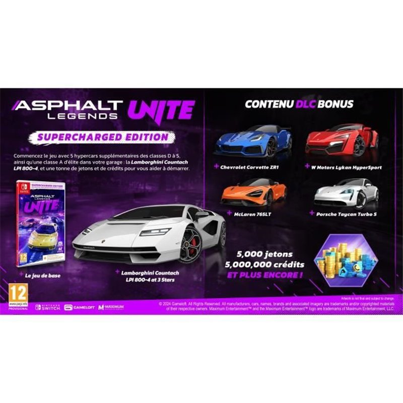 Image secondaire de Asphalt Legends Unite - Jeu Nintendo Switch - Supercharged Edition