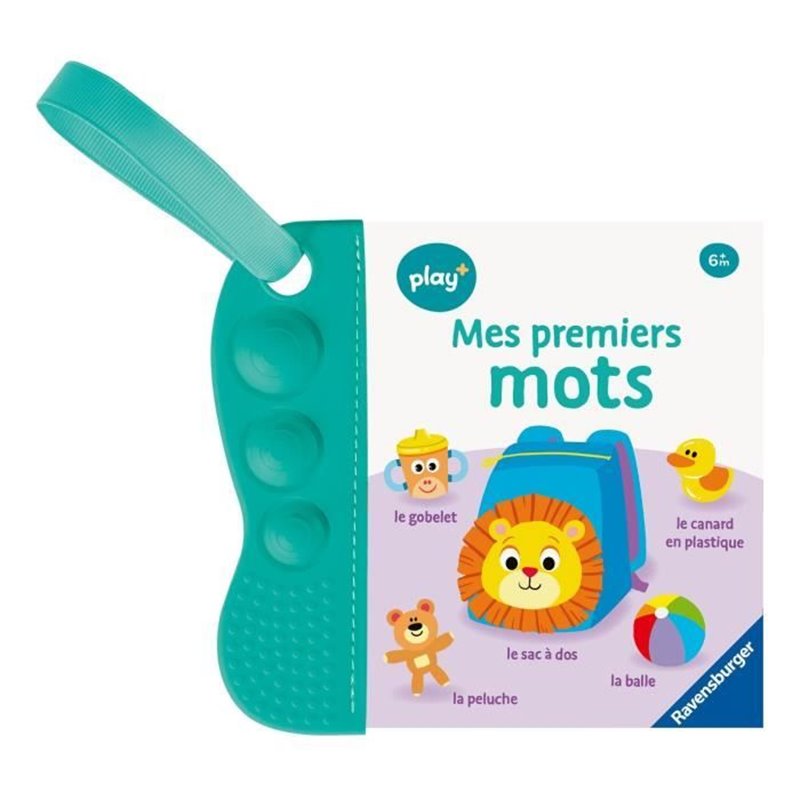 Ravensburger - Play + - Livre Flip & pop - Mes premiers mots- 13099036 (Mon premier livre de dentition)