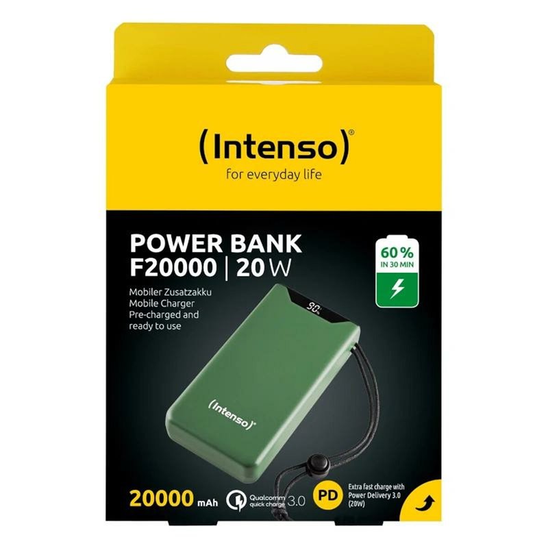 Image secondaire de Batterie pour Ordinateur Portable INTENSO F20000 Vert 20 W 20000 mAh